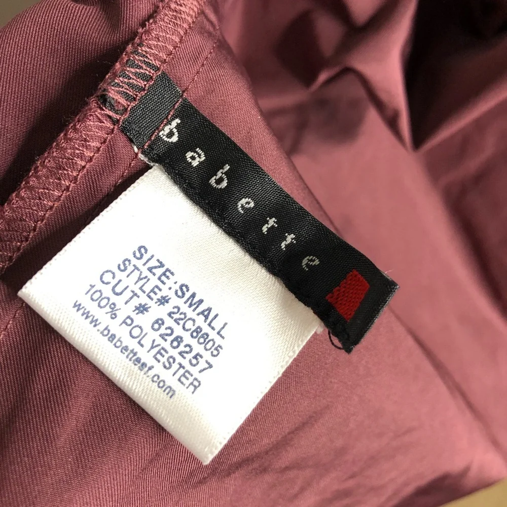 Babette Wine Color Deep V Jacket - Picture 8 of 8